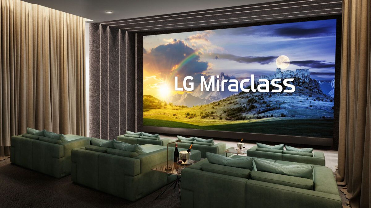 Presentación de 6 pantallas LG MIRACLASS en los cines Odeon
